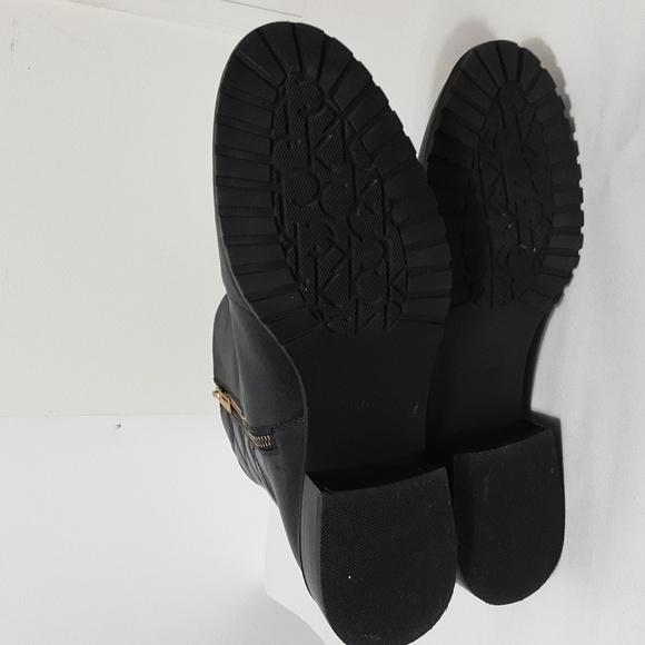 Calvin Klein Rene Quilted Shaft Ankle Women 9.5 Boot - Picture 7 of 9